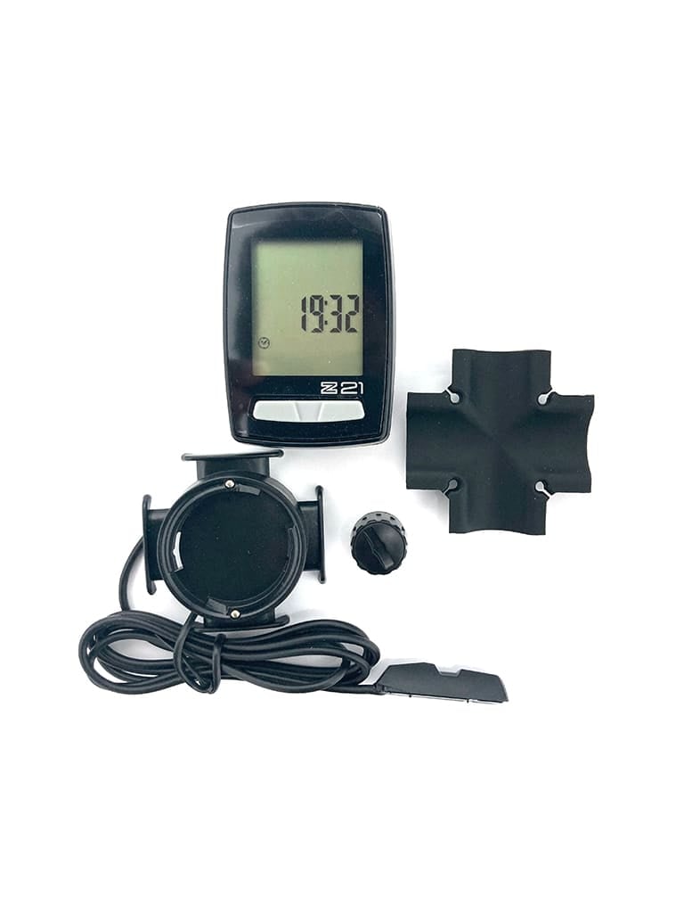 عداد سرعة للدراجة الهوائية لاسلكي باللون الأبيض مع 21 وظيفة من أي تي إنATN 21 Function Wireless White Bike Computer