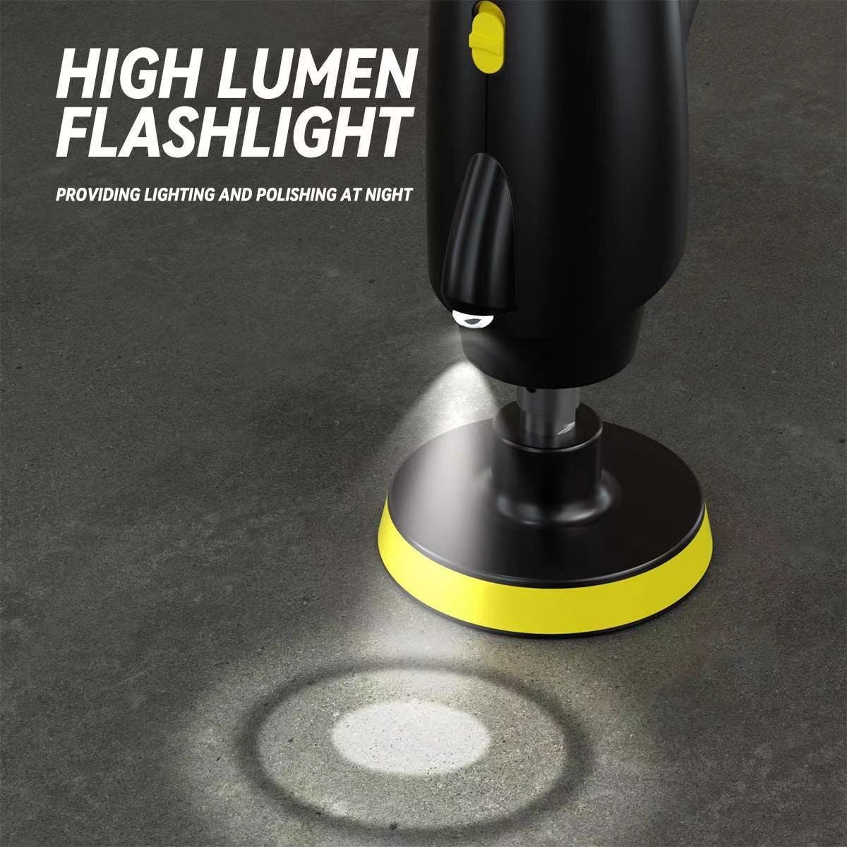 Portable 4000mah Rechargeable Polishing Machine Dual Action Cordless Car Polisher