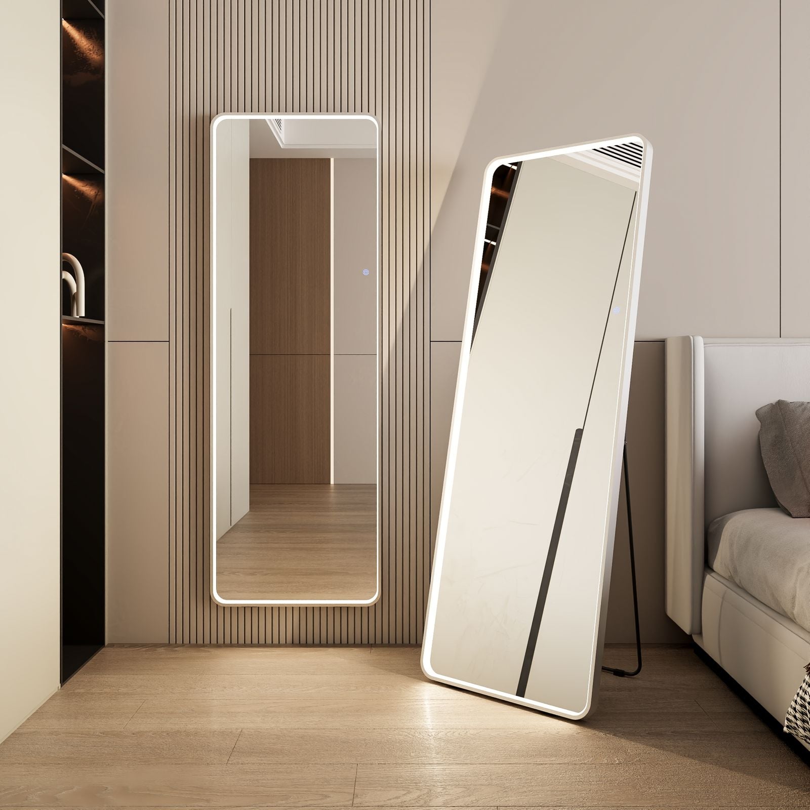 مرايا طويله لغرف النوم تكتك مع اضاءة ليد Taktik Full Length LED Dressing Mirror