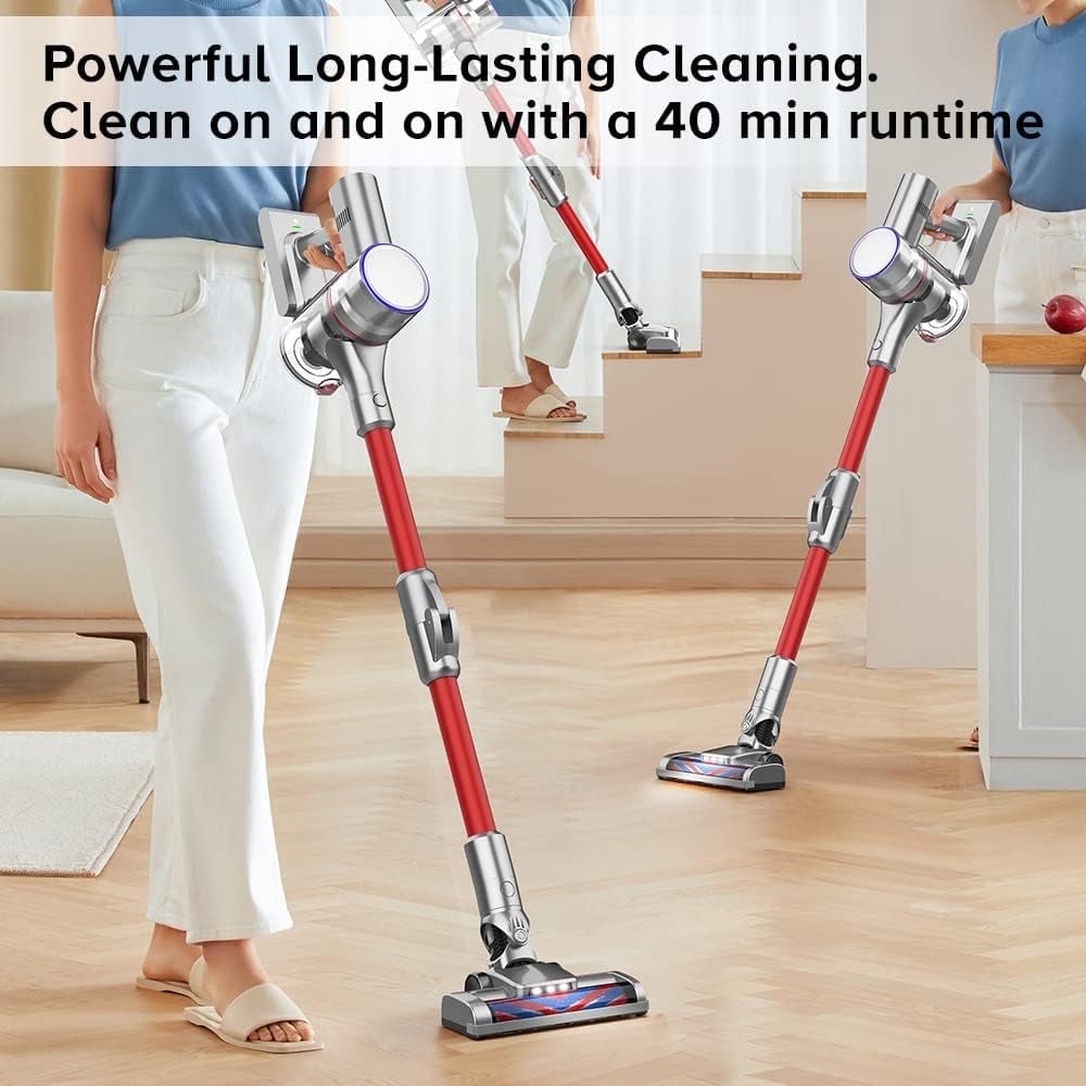 مكنسة كهربائية لاسلكية إيربوت 2200 مللي أمبير 20000 باسكال Airbot Aura Cordless Vacuum Cleaner