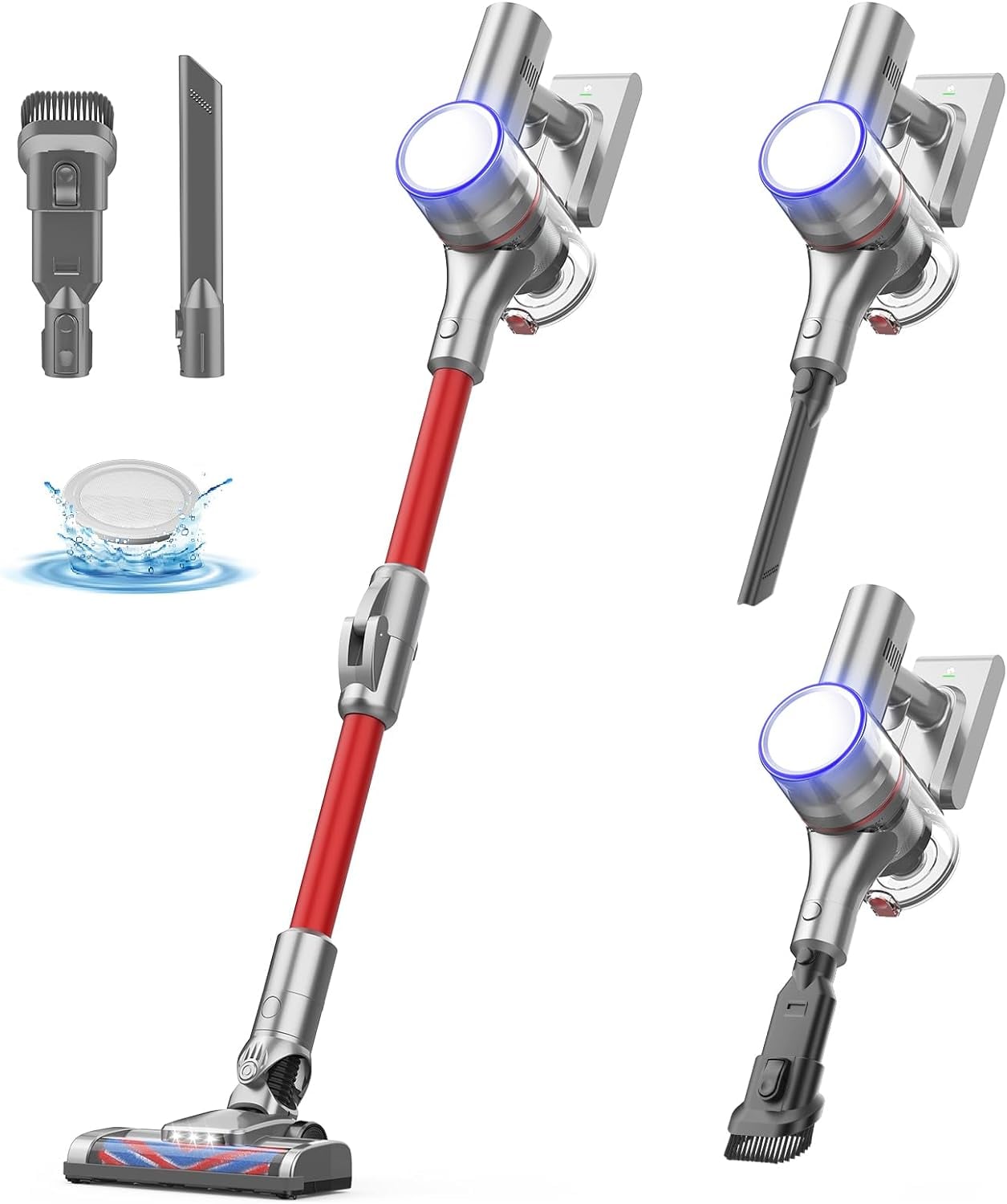 مكنسة كهربائية لاسلكية إيربوت 2200 مللي أمبير 20000 باسكال Airbot Aura Cordless Vacuum Cleaner