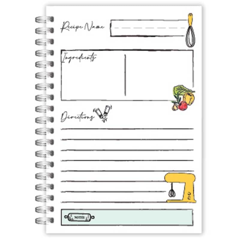 كتاب وصفات الطبخ بتصميم مخصص من كرياتيف كونسِبتس Kreative Koncepts - Recipe Book