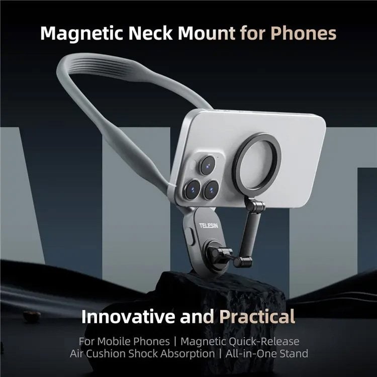 حامل جوال رقبة مغناطيسي للتصوير تيليسين Telesin Phones Magnetic Neck Mount