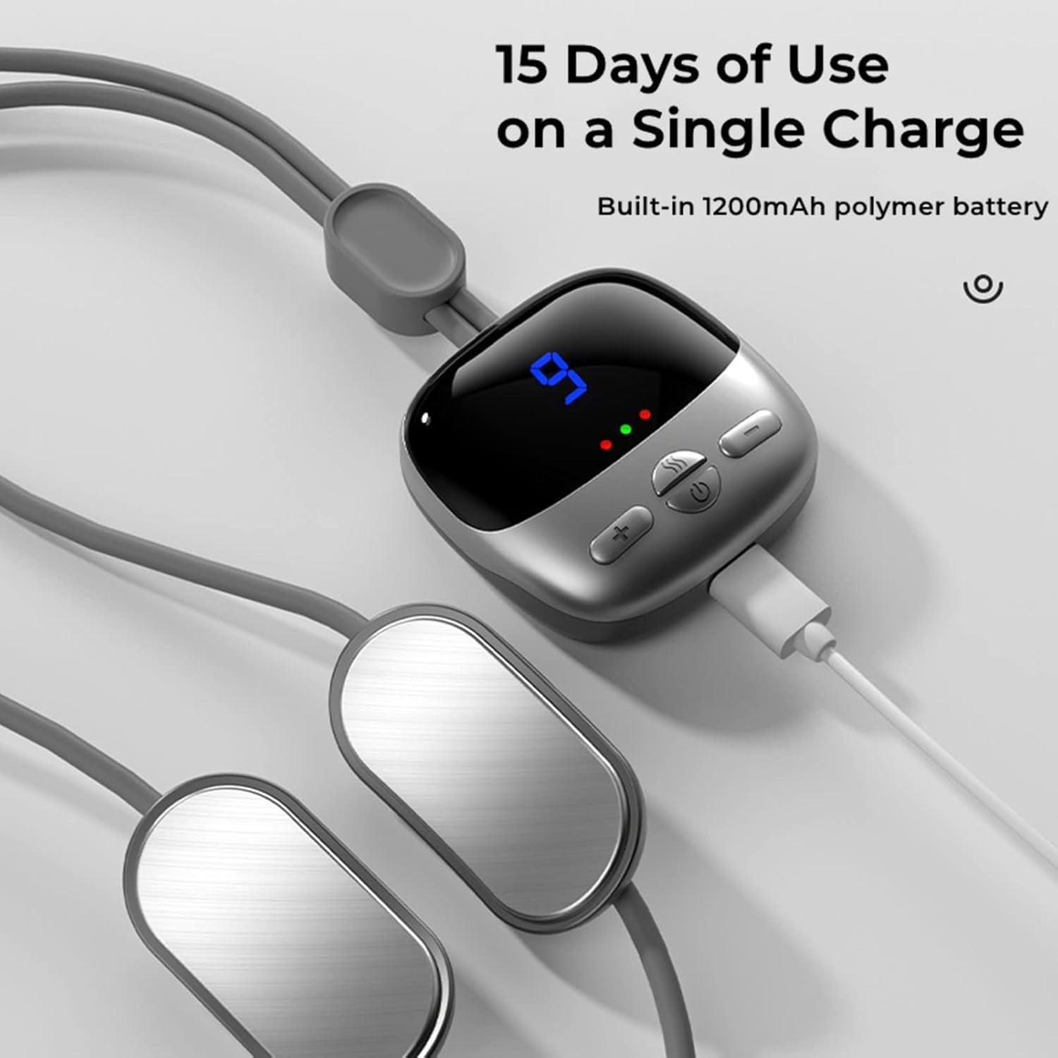 جهاز مساج الرقبة بالنبضات الكهربائية 4 أوضاع مع خاصية الحرارة Portable Neck Massager