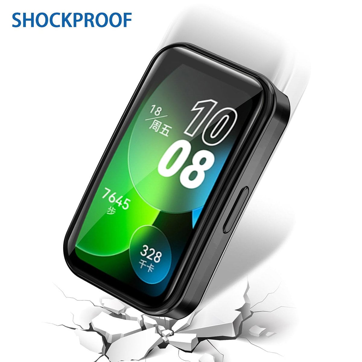 كفر ساعة هواوي باند 8.9 قطعتين باللون الذهبي و الفضي من اوزون O Ozone [2 Pack] Protective Cover Compatible with Huawei Band 8 | Huawei Band 9