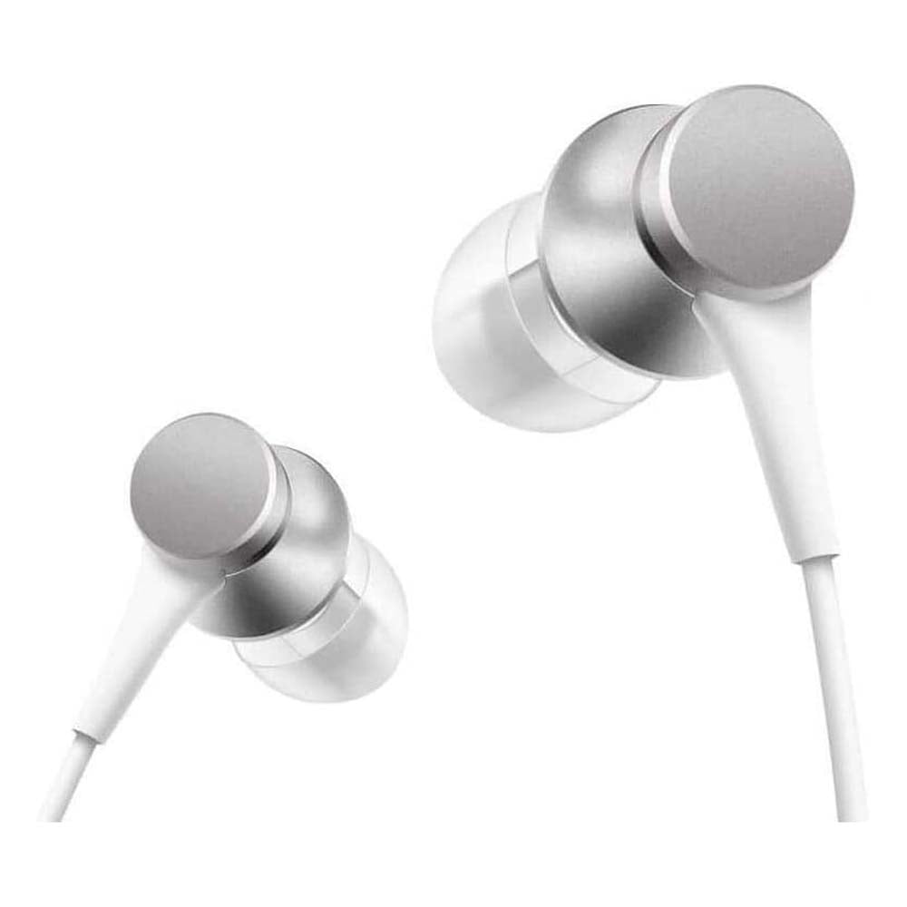 سماعات سلك ميكروفون عالي الحساسية مع اطراف أذن قابلة للتغيير من شاومي Xiaomi Mi Piston In Ear Headphones Basic High Sensitivity Mic amp Remote powerful bass Replaceable Earbuds Global Version