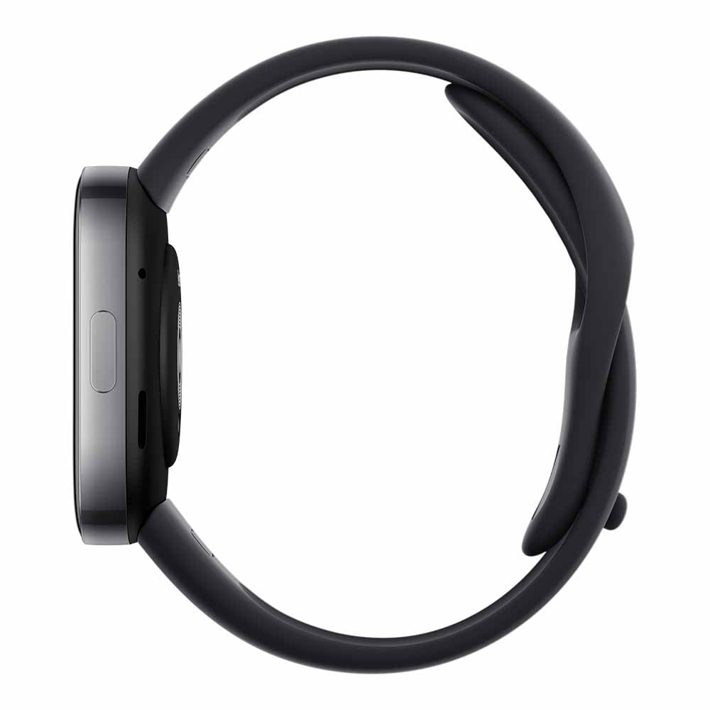 ساعة ريدمي سمارت واتش 3 باللون الاسود بشاشة 1.75 بوصة ومقاومة للماء من شاومي Xiaomi Redmi Smart Watch 3 Black 1.75 Inch LCD Touch Display 5ATM Water Resistant 12 Days Battery Life GPS