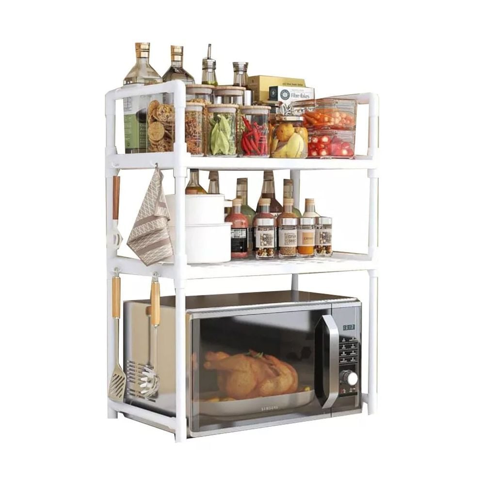 Kitchen Multifunctional 2 Tier Storage Rack