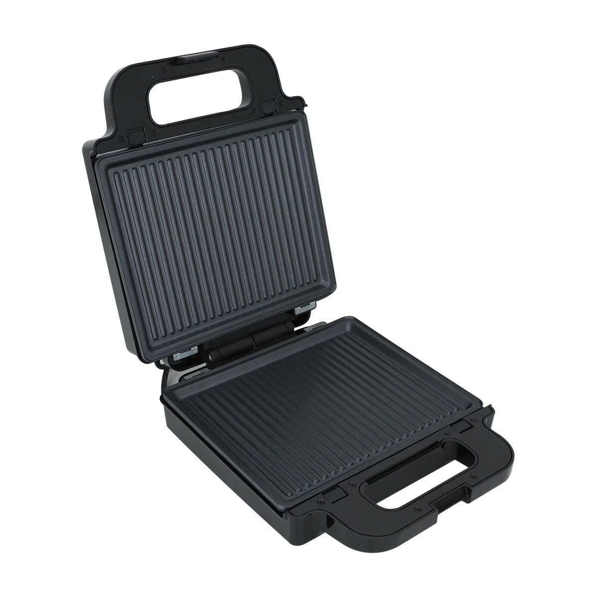 ماكينة صناعة الوافل وتسخين الساندويتش لون فضي من السيف غاليري Al Saif Sandwich Maker, 2 In 1 + Waffle , Silver