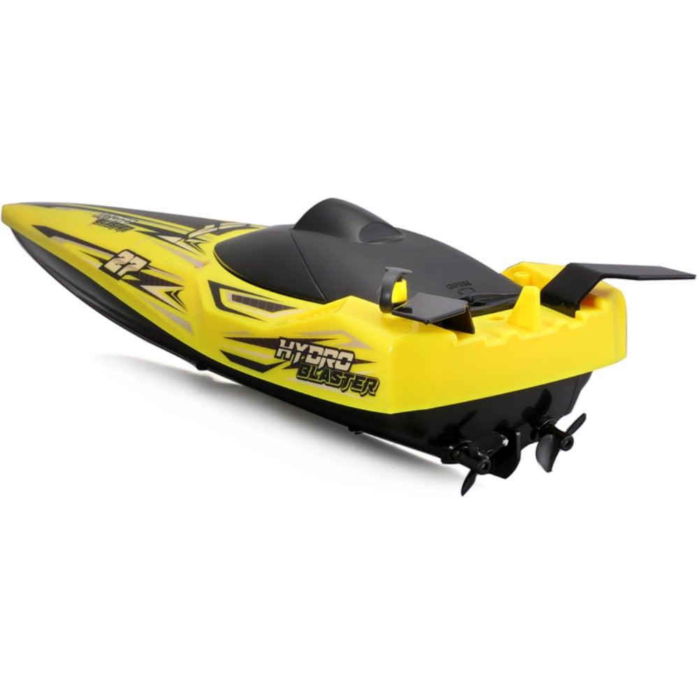 لعبة قارب ريموت كنترول للأطفال 2.4 جيجا هرتز أسود وأصفر مايستو تيك Maisto Tech Hydro Blaster Boat