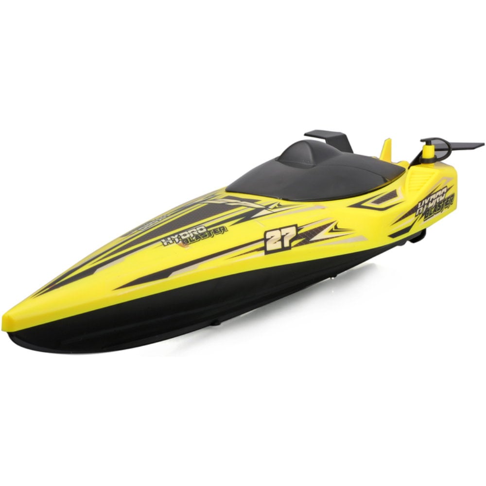 لعبة قارب ريموت كنترول للأطفال 2.4 جيجا هرتز أسود وأصفر مايستو تيك Maisto Tech Hydro Blaster Boat