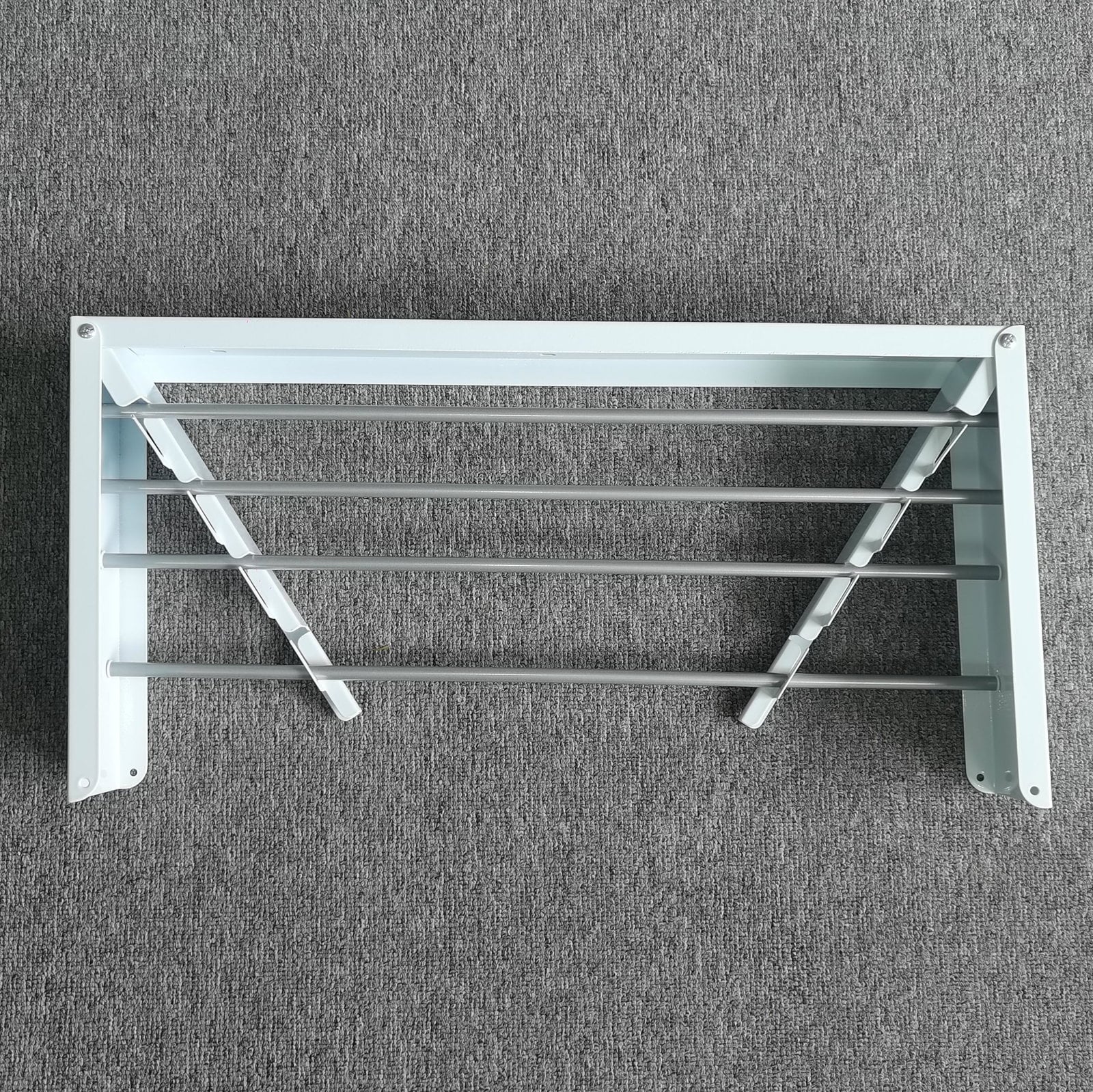 Collapsible Fordable Clothes Drying Rack Wall Mounted Space Saver