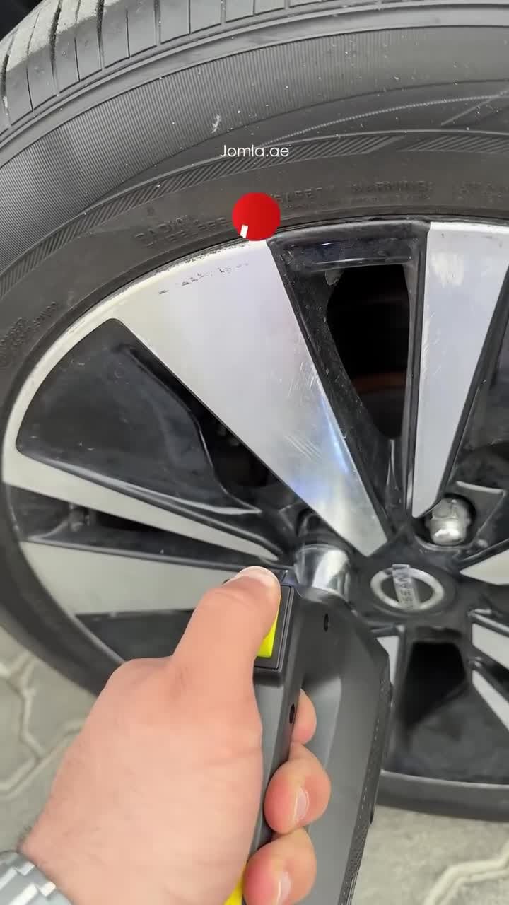 عفريته كهربائية 5 طن جرين مع مفك براغي ومنفاخ هواء كفرات Green Lion Electric Car Jack Kit