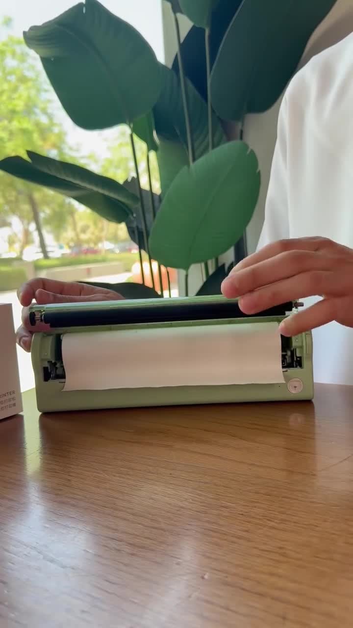 طابعة محمولة حرارية بالبلوتوث بيري بيج مع تطبيق ذكي PeriPage P80 Portable Thermal Printer