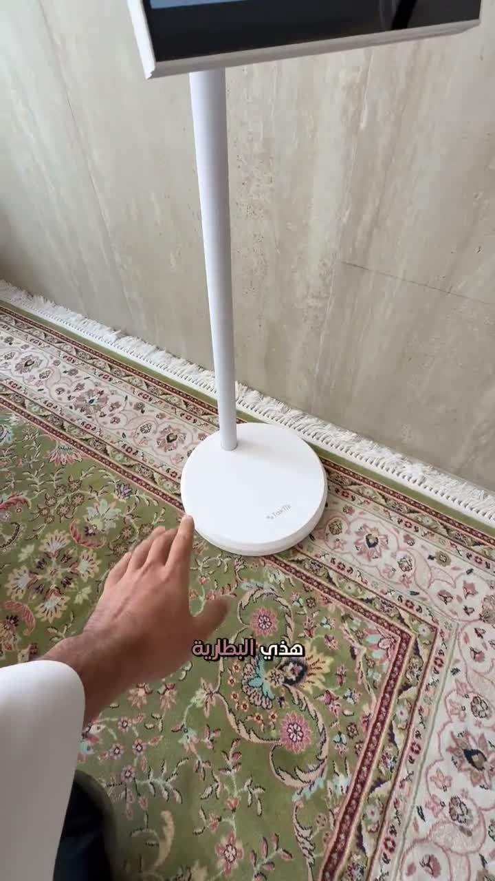 شاشة متنقلة اندرويد لمس ذكية تكتك مع ستاند مدمج 21.5 بوصة Taktik Floor Standing Smart Screen