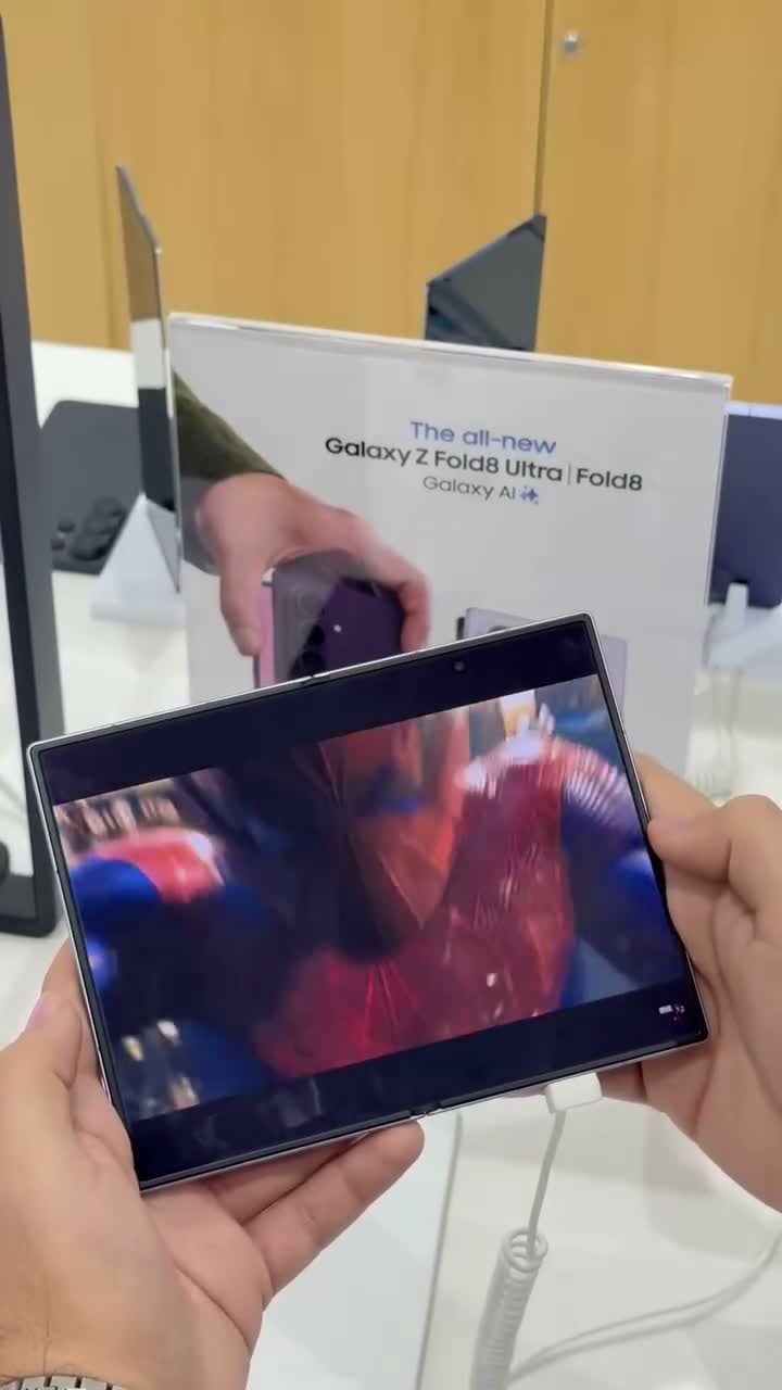 جوال سامسونج جالكسي زد قابل للطي شاشة 7.6 بوصة Samsung Galaxy Z Fold8 SmartPhone