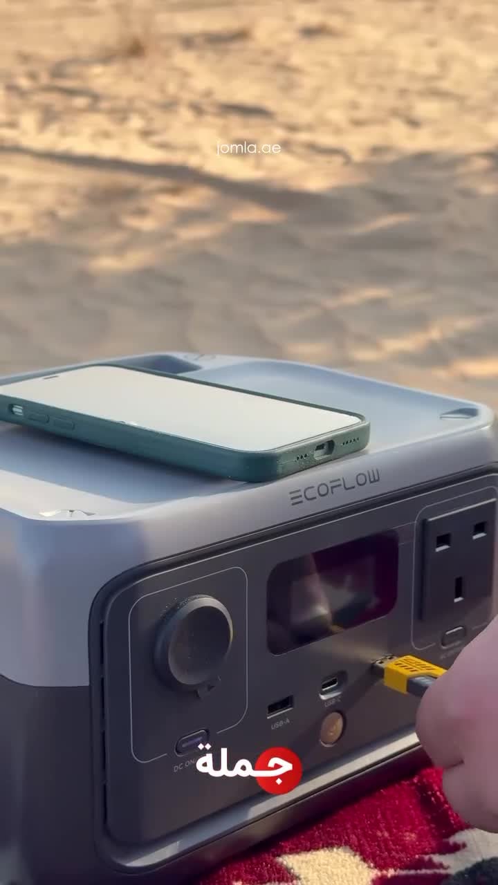 بطارية متنقلة للرحلات ايكوفلو ريفر 2 باور ستيشن 256 واط/ساعة 80000 مللي أمبير EcoFlow River 2 Portable Power Station (مستعمل) (Used)