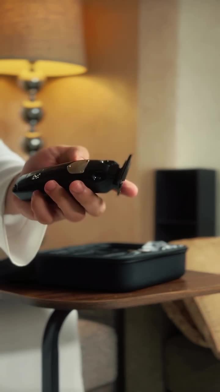 Green Lion Pro Trim Duo Hair Clipper - Black