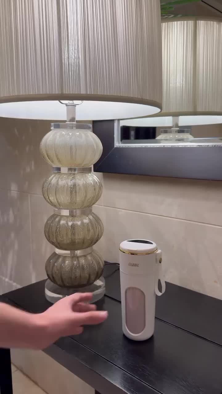 خلاط سموثي صغير لاسلكي 340 مللي مع شاشة ليد Portable Juicer With Led Screen