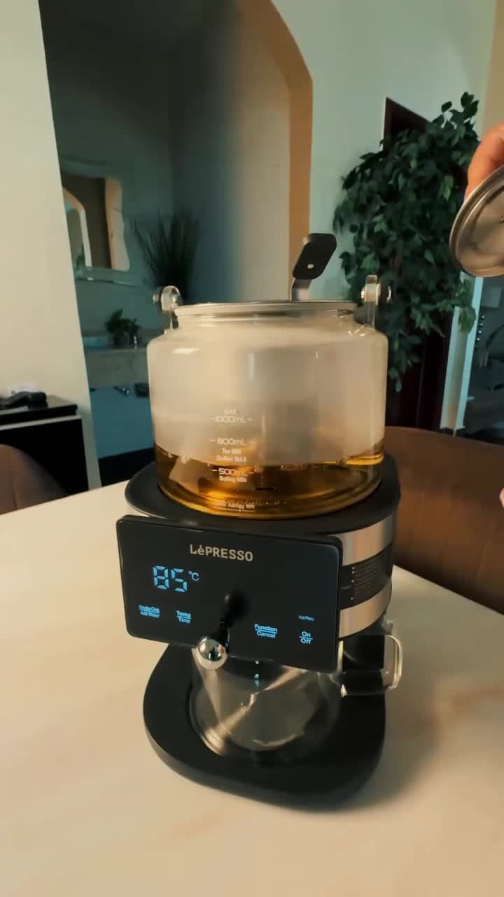 ماكينة قهوة و شاي 1 لتر 1000 واط ليبرسو Lepresso Brewfinity Tea And Coffee Brewer With Digital Display