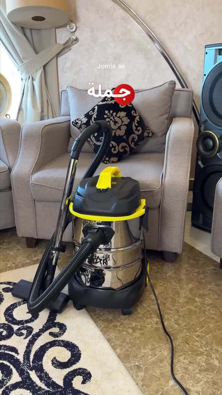 مكنسة كهربائية برميل جاف ورطب وينينج ستار 1600 واط 25 لتر Winning Star Dry And Wet Vacuum Cleaner
