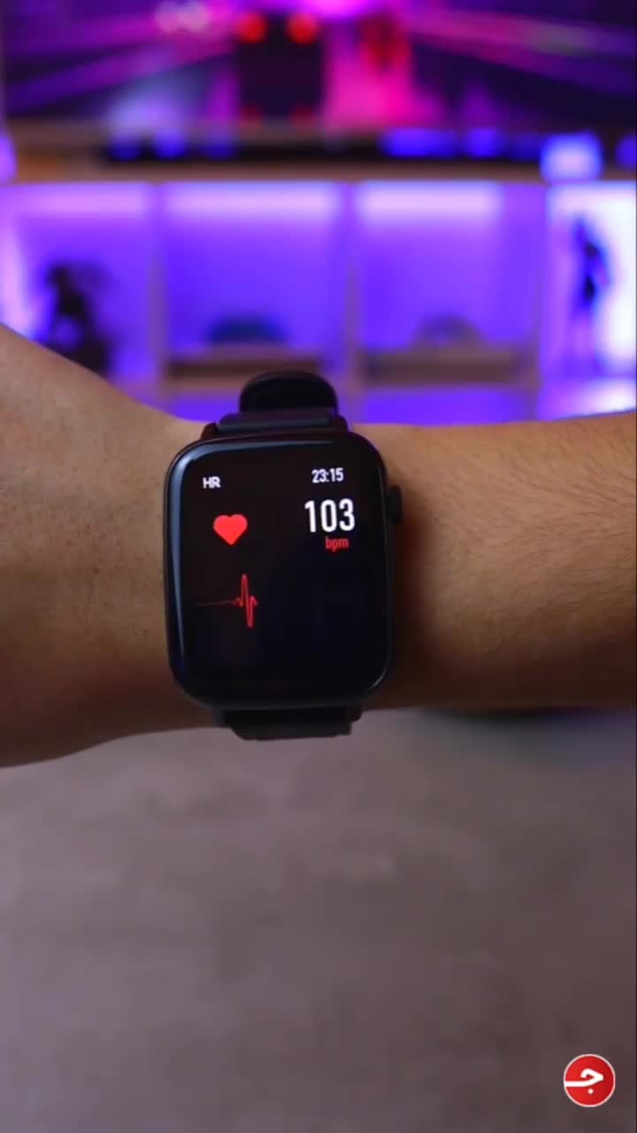 ساعة يد ذكية بورودو فيرج Porodo Verge Smart Watch with Fitness & Health Tracking