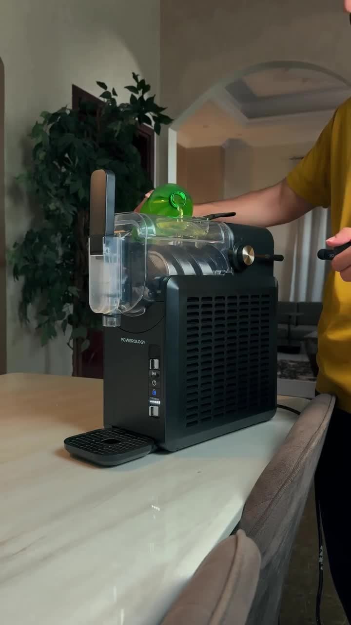 Powerology 200W Slushy Machine 2L With Digital Touch Display - Black