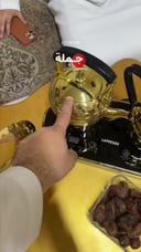 طقم دلة وبراد كهربائية 1600 واط ذهبي ليبريسو LePresso Electrical Arabic Coffee and Tea Maker