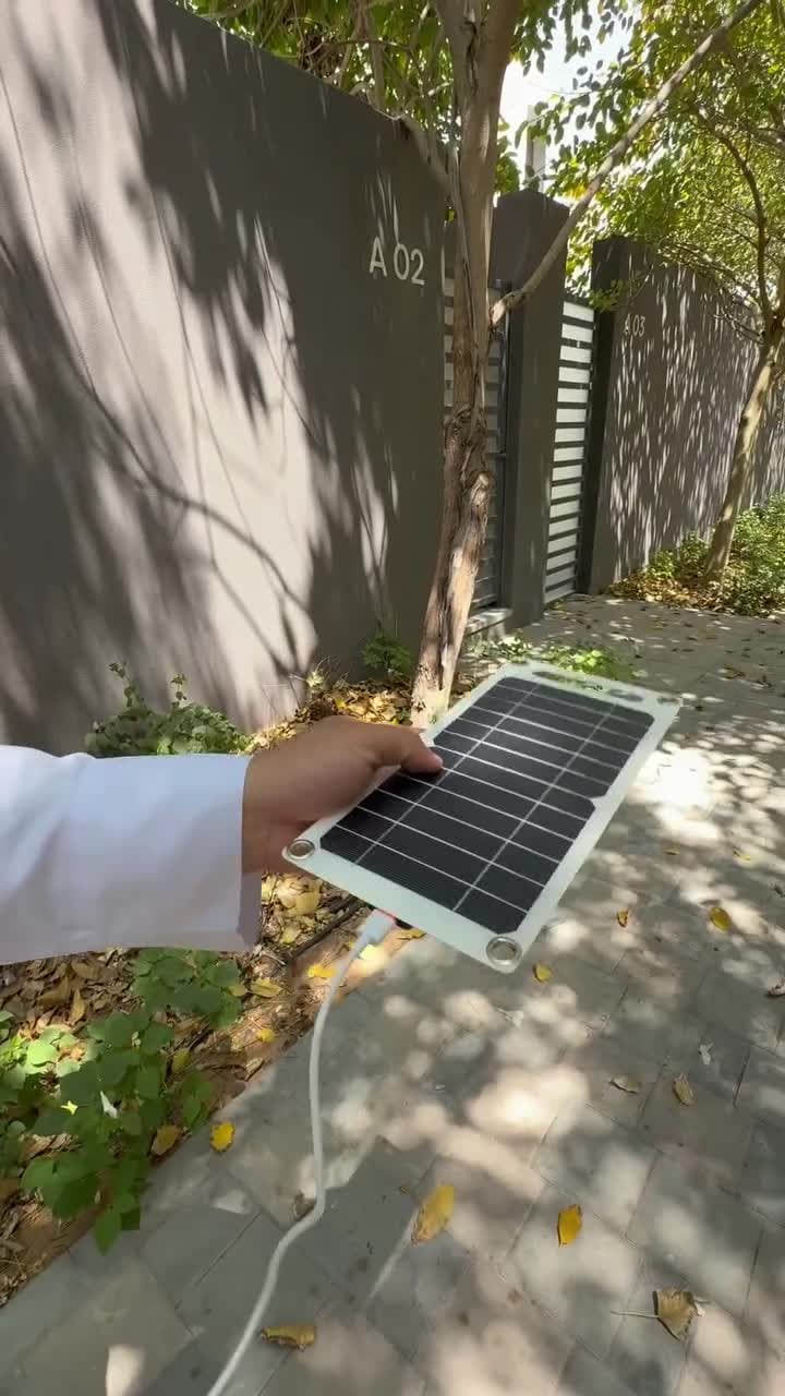 6W Solar Panel USB Cell Outdoor Hike Battery Charger System Kit for Mobile Phone Power Bank Watch