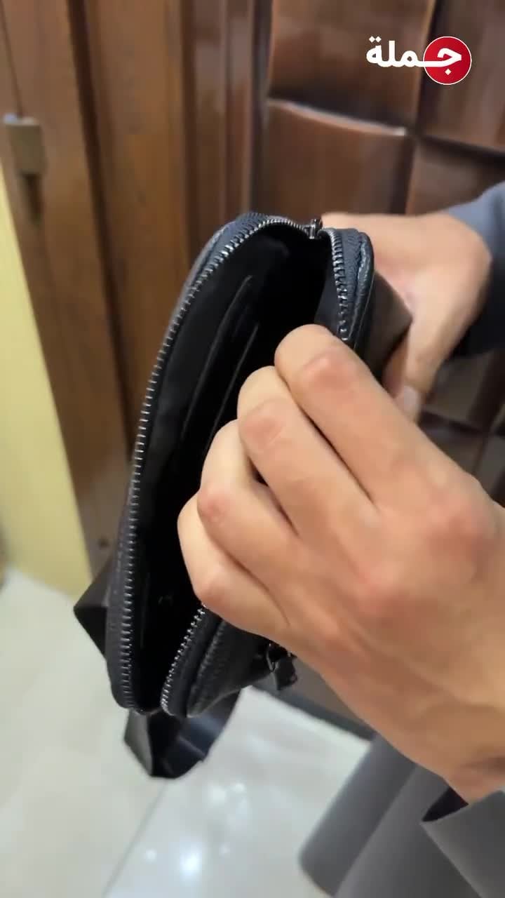 حقيبة كتف رجالية بالبصمة جرين Green Lion Bern Smart Fingerprint Bags