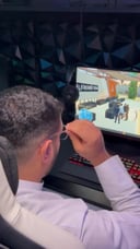 نظارة حماية العين من شاشة الكمبيوتر​ مضادة للضوء الأزرق جرين لايون Green Lion Anti Blue Light Eyewear