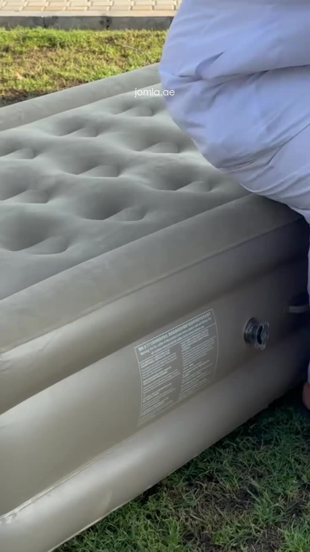 مرتبة هوائية قابلة للنفخ 4000 مللي أمبير مع منفاخ مدمج Outdoor One-click Inflatable Mattress