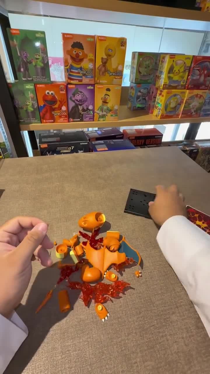 مجسم تشاريزارد تركيب بلاستيك من بلوكيز ABS Blokees Pokémon Charizard Building Figure