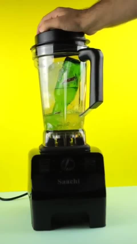 خلاط كهربائي بشفرات فولاذية بقوة 1500W Saachi Heavy Duty Commercial Blender