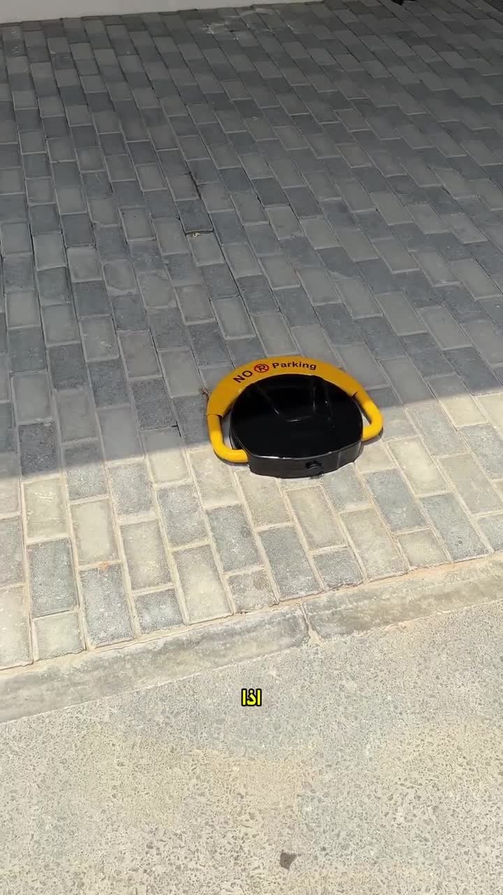 حاجز موقف السيارة بريموت Automatic Remote Control No Parking Barrier