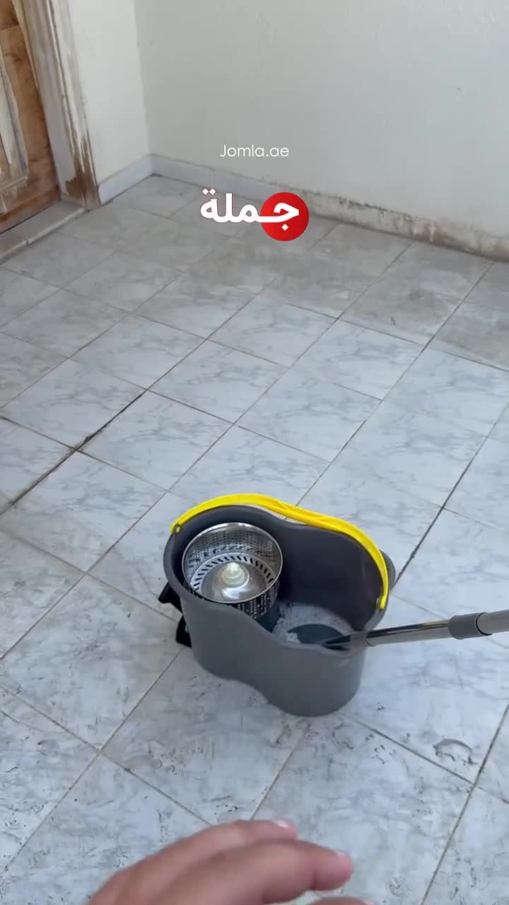 ممسحة ارضية دوارة ابيكس مع سطل Apex Spin Mop And Bucket Set