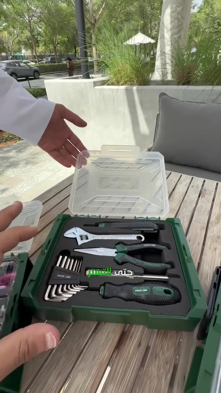 ادوات الصيانة طقم عدة 213 قطعة من غرين ليون Green Lion Gts-700 Tool Kit Set