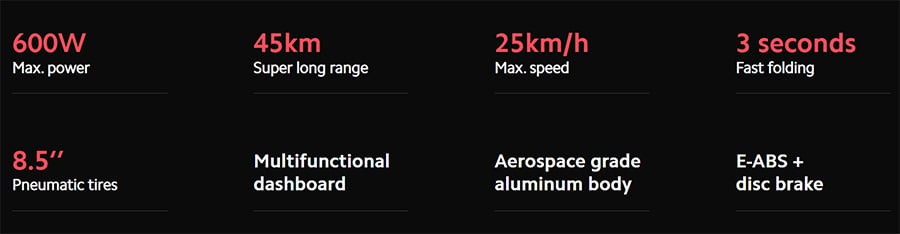 سكوتر كهربائي للكبار سريع قابل للطي من <a href=