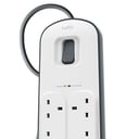 وصلة كهرباء ب 6 مداخل 6Way Surge Protection Strip - BELKIN