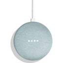 google home mini smart speaker aqua