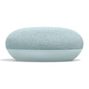 google home mini smart speaker aqua
