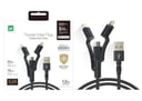 كابل AMAZINGTHING - AT POWER MAX+ 3-IN-1 MFI CABLE 1.2M - أسود