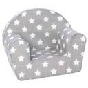 delsit arm chair grey with white stars