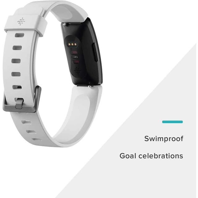 Order fitbit inspire hr fitness wristband with heart rate tracker black ...