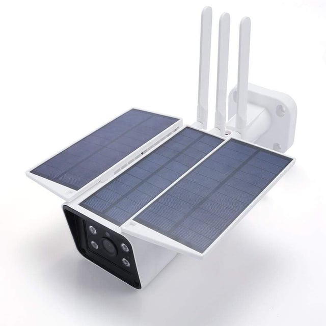 كاميرا المراقبة الخارجية بالطاقة الشمسية REHENT - App Controlled Wireless Rechargeable Battery 4G Solar Camera 1080P