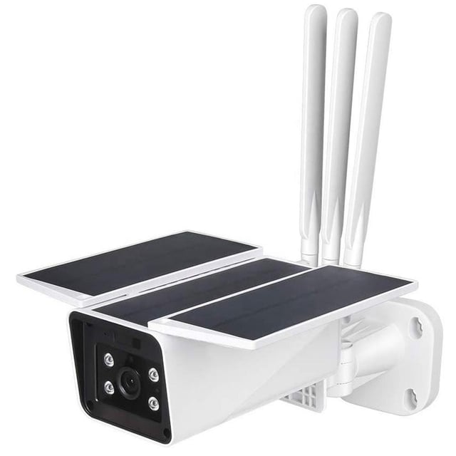 كاميرا المراقبة الخارجية بالطاقة الشمسية REHENT - App Controlled Wireless Rechargeable Battery 4G Solar Camera 1080P