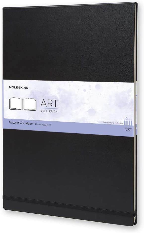 دفتر رسم Moleskine - Art Collection Watercolor Notebook - 60 صفحة / أسود