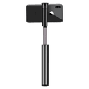 عصا سيلفي SELFIE STICK WITH MINI LED FILL LIGHT MOMAX - أسود