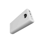 باور بانك سريع Powerology Quick Charge Power Bank 30000mAh PD 45W - أبيض