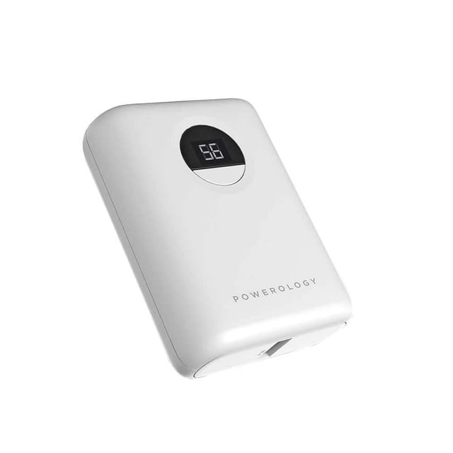 Powerology Ultra Compact Power Bank 10000mah Pd 18w White